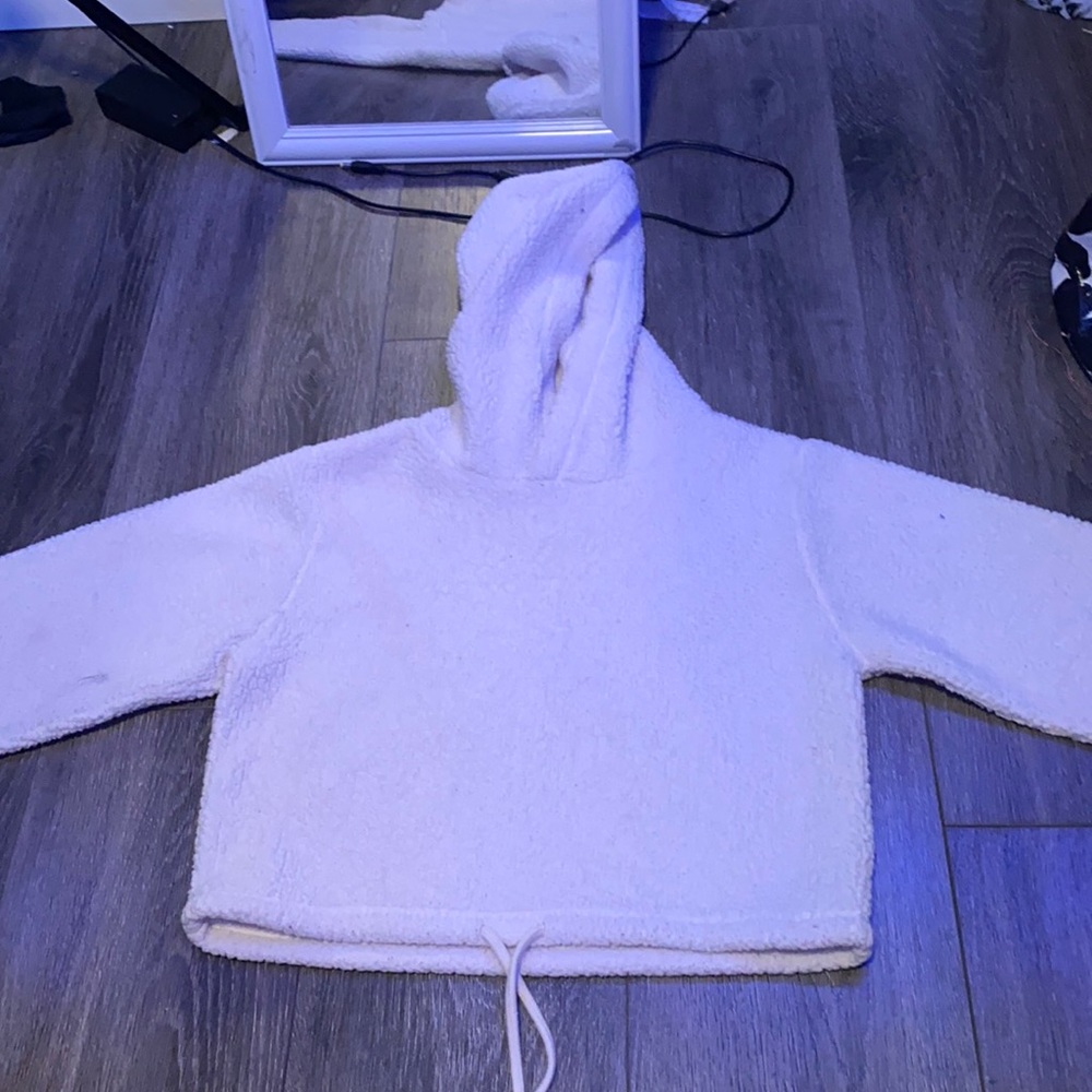 Cream colored Sherpa